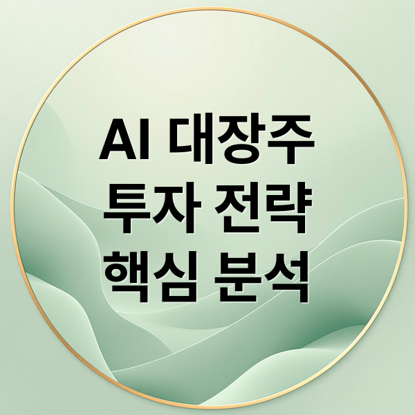 AI 대장주
투자 전략
핵심 분석 (AI 관련주 대장주)