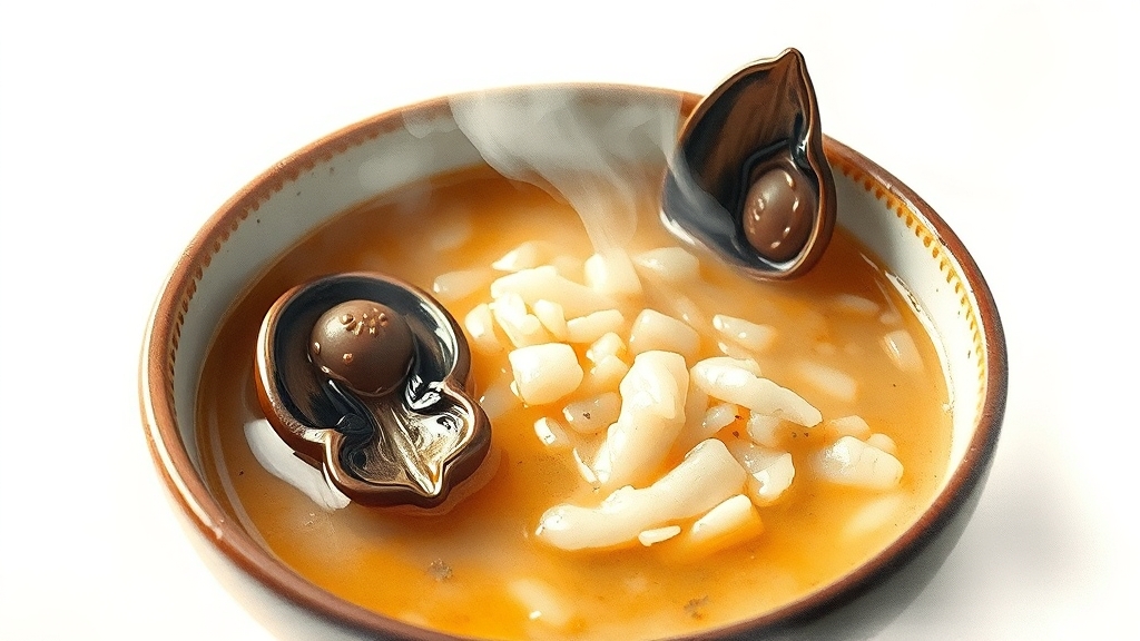 전복죽 끓이기 전 필수 준비 (watercolor 스타일)