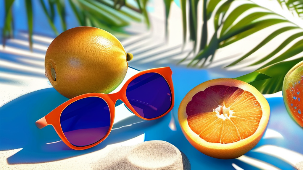 올바른 선크림 사용으로 피부 건강 지키기 (realistic 스타일)