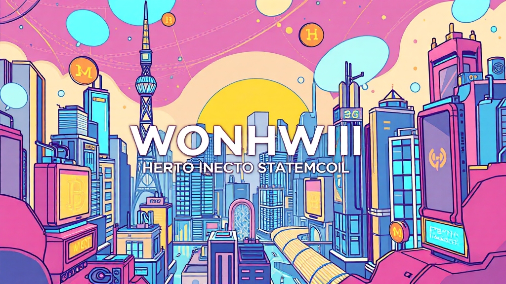 스테이블코인 사업 (illustration 스타일)