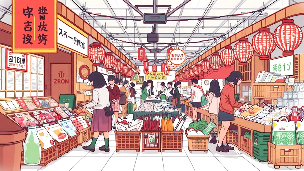 온누리상품권 & 지역화폐 활용 (illustration 스타일)