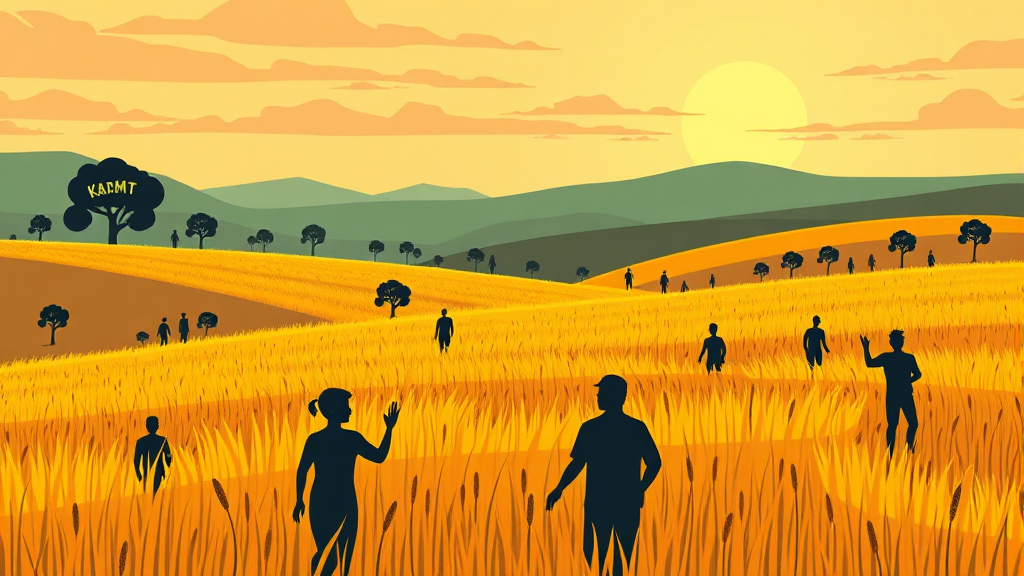 카무트 효소 후기 & 효과 분석 (cartoon 스타일)