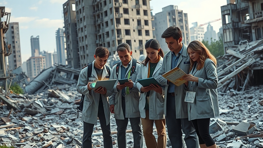 불안 속에서, 과학적 대비가 중요 (realistic 스타일)