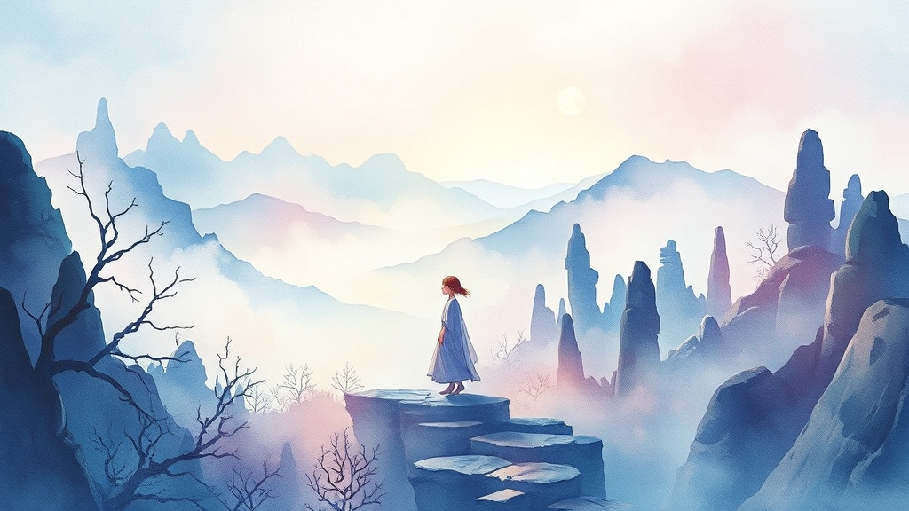 여행 꿈의 기본 원리 (watercolor 스타일)