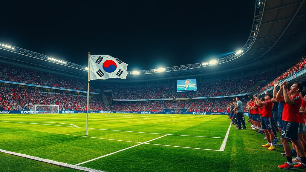 한국 대표팀 경기 일정은? (realistic 스타일)