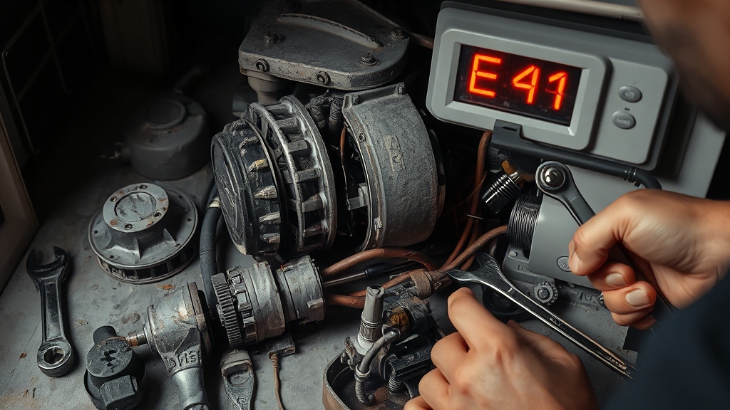 실내 팬 모터 문제 심층 분석 (realistic 스타일)