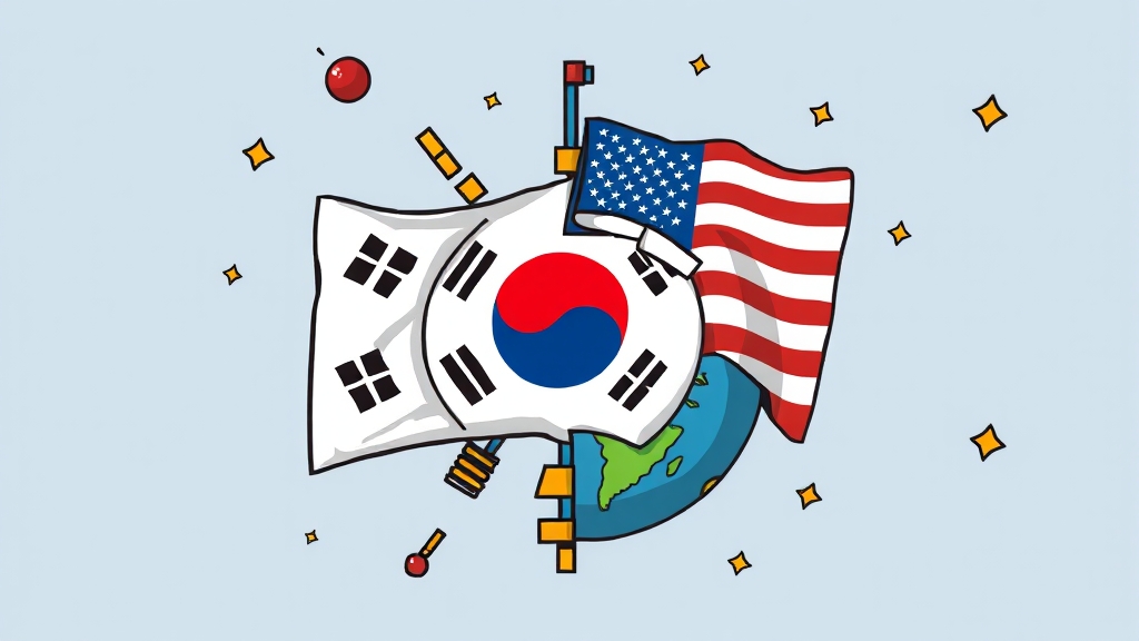 실용 외교의 중요성과 방향 (cartoon 스타일)