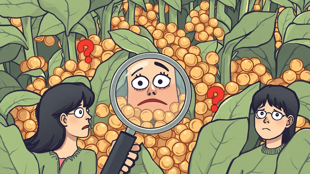 동부콩, 섭취 시 주의사항 (illustration 스타일)