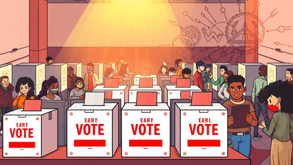 2025 대선 사전투표 완벽 가이드 2 사전투표, 왜 중요할까요? (cartoon 스타일)