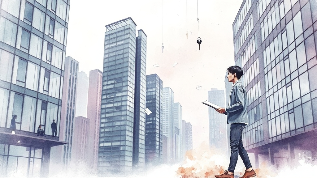건물주 변경, 괜찮을까요? (watercolor 스타일)