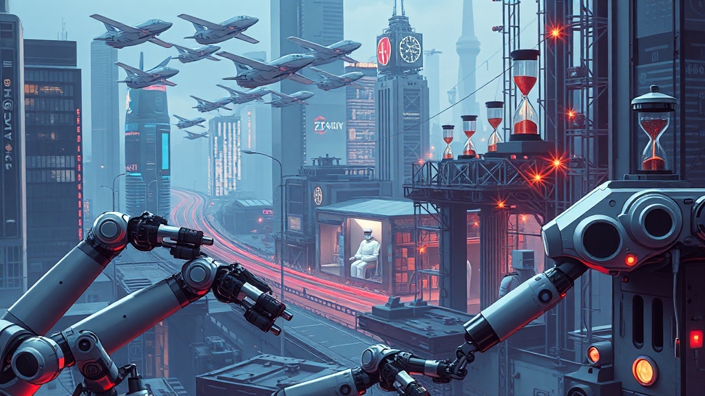 주목해야 할 피지컬 AI 관련주는? (illustration 스타일)