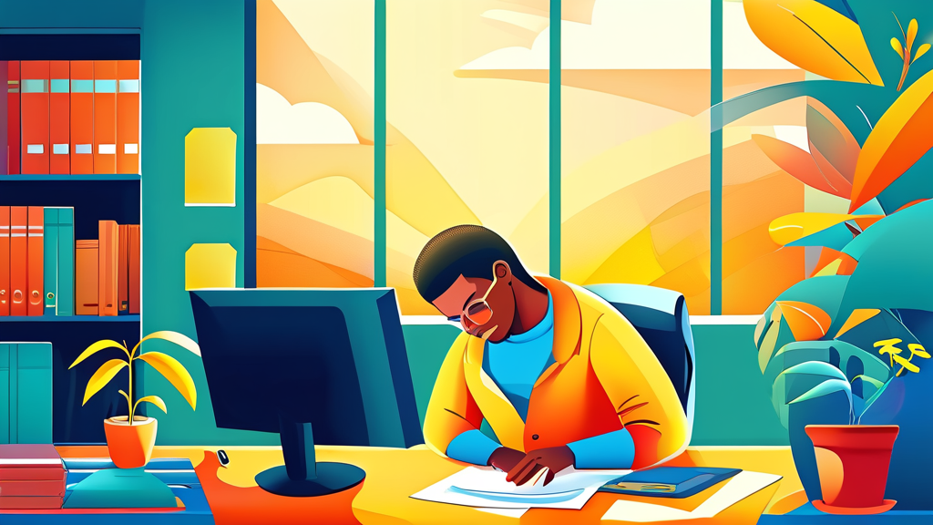 생계급여 신청 시 유의사항 및 필요 서류 (cartoon 스타일)