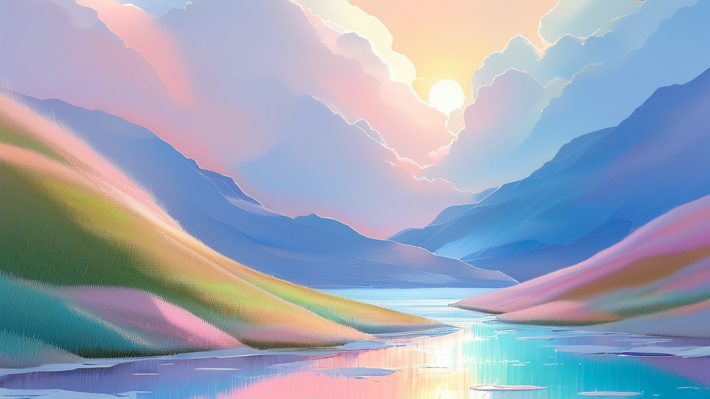 투자 전략: 목표주가 상향, 밸류에이션 분석 및 투자 리스크 (watercolor 스타일)