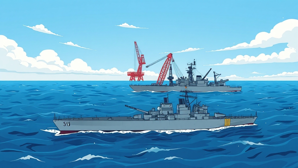 국내 조선업계 영향 분석 (cartoon 스타일)