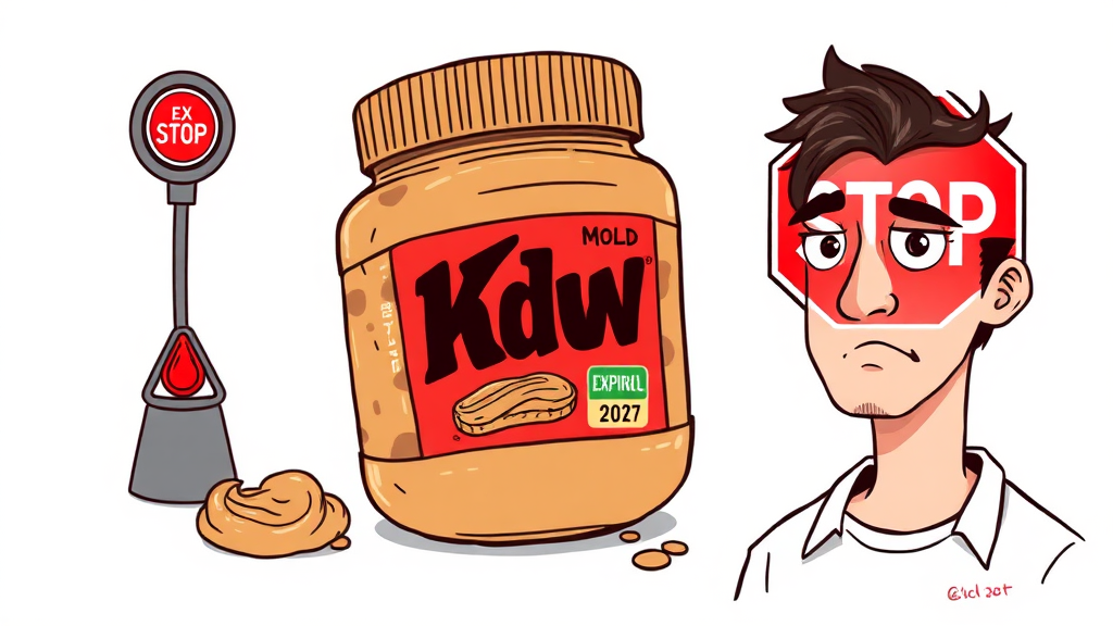 이마트 땅콩버터 회수 (illustration 스타일)