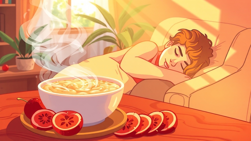 독감 후 회복, 영양 & 생활 가이드 (illustration 스타일)