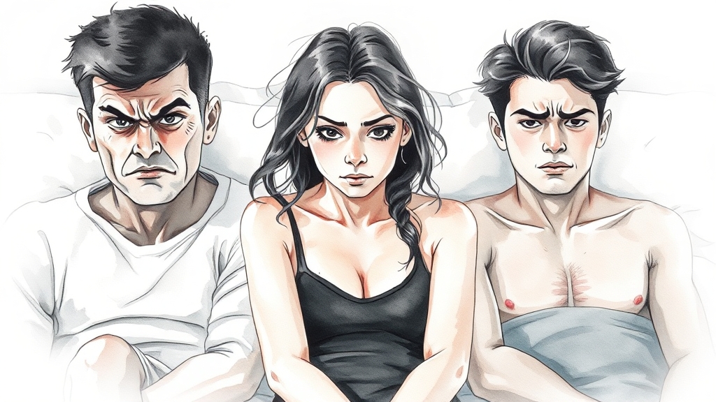 다양한 관계 유형별 감정 처리 사례 (watercolor 스타일)