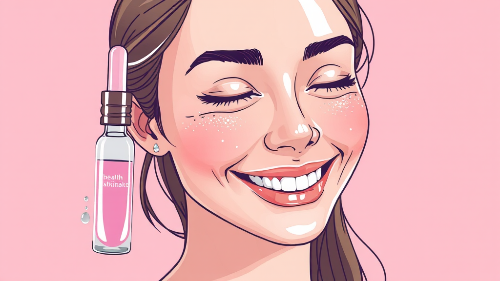 섭취 방법 및 주의사항 (illustration 스타일)