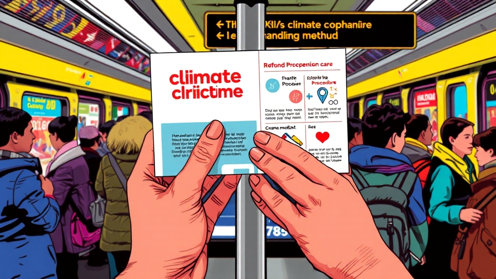 기후동행카드 환불 및 분실 대처 (popart 스타일)