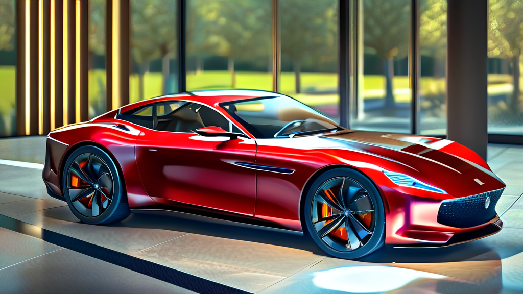 중고차 시장 불황 속 기회 포착하기 (realistic 스타일)