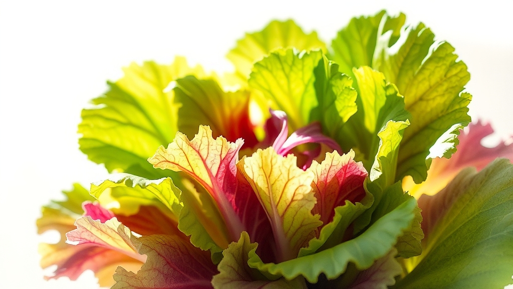 고들빼기의 소화 기능 개선 효과 (watercolor 스타일)