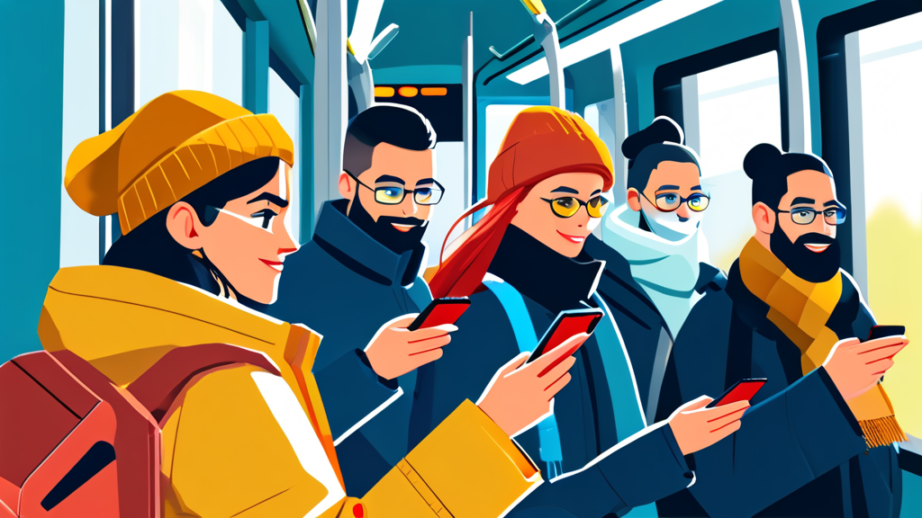 삼성페이 교통카드, 왜 필요할까요? (illustration 스타일)