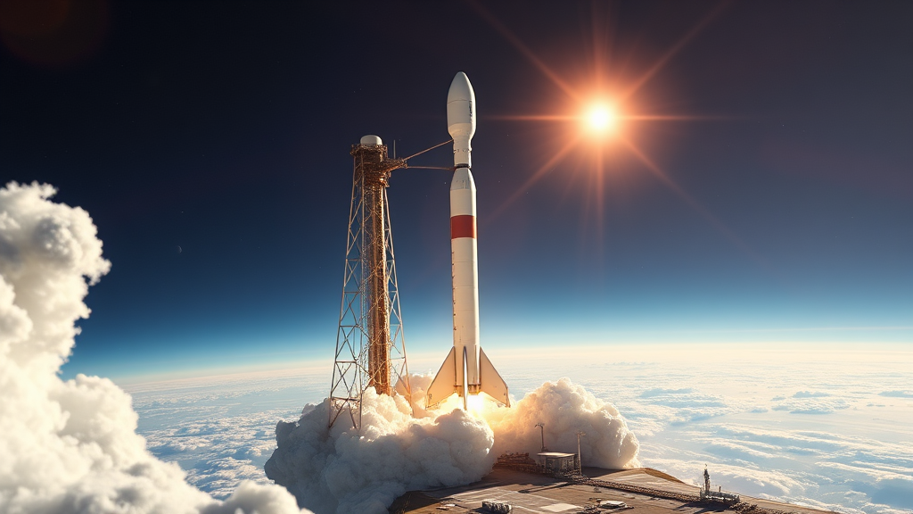 우주 경제 시대와 역할 (realistic 스타일)