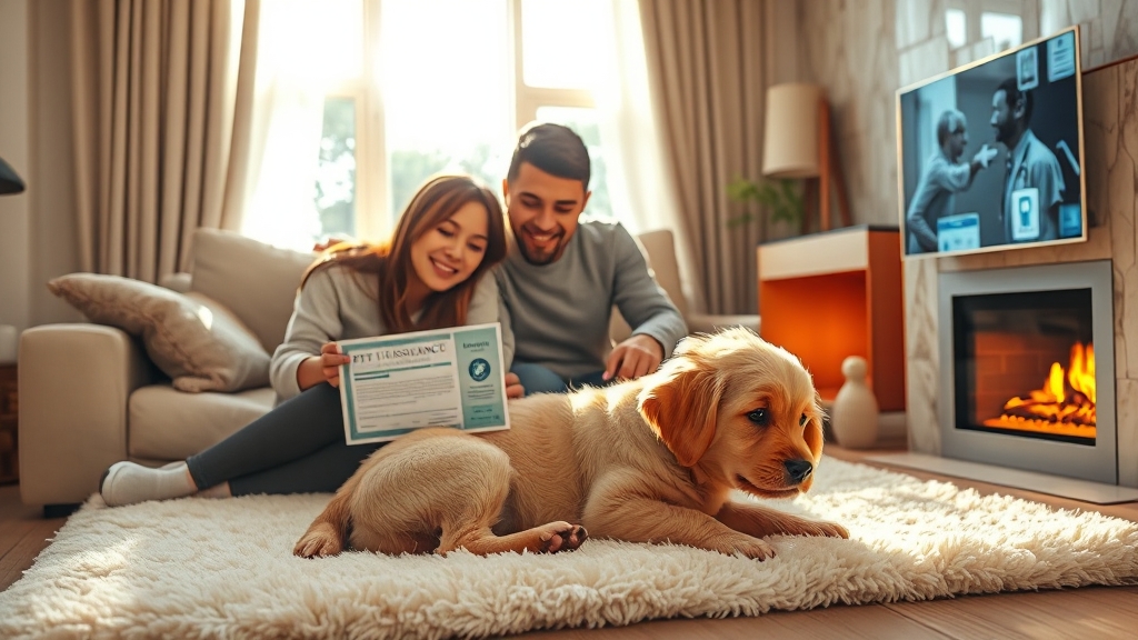 펫보험, 왜 필요할까요? (realistic 스타일)