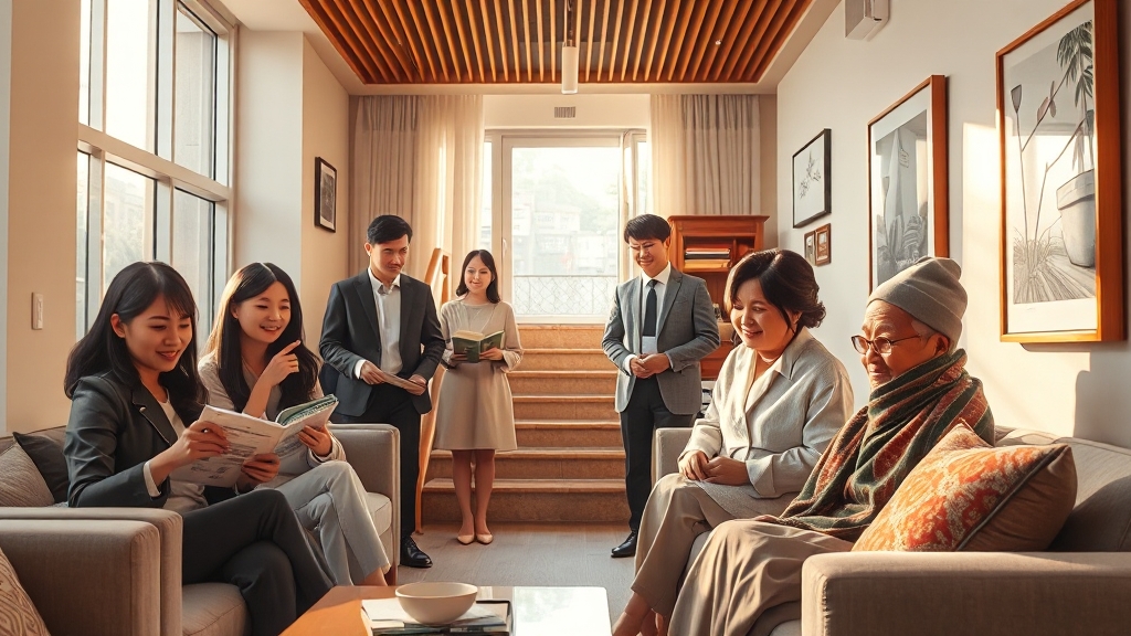 계층별 입주 조건 상세 안내 (realistic 스타일)