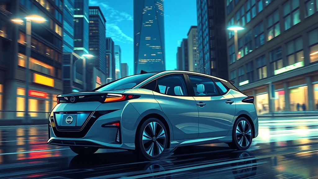 확 달라진 2024 닛산 리프 (cartoon 스타일)