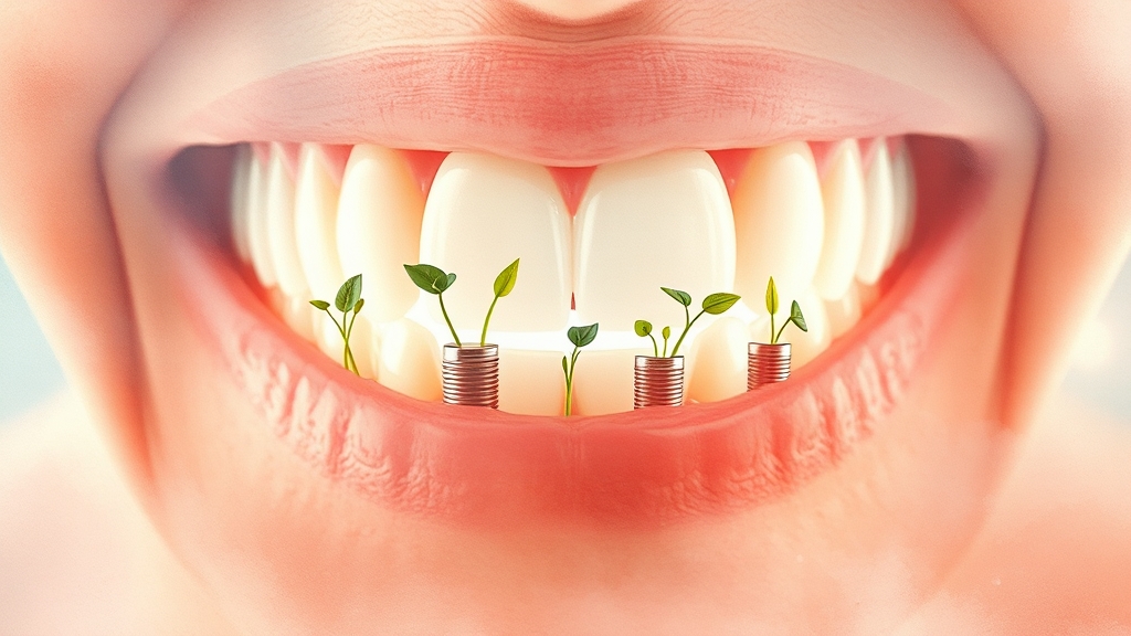 임플란트 가격, 왜 다를까? (watercolor 스타일)