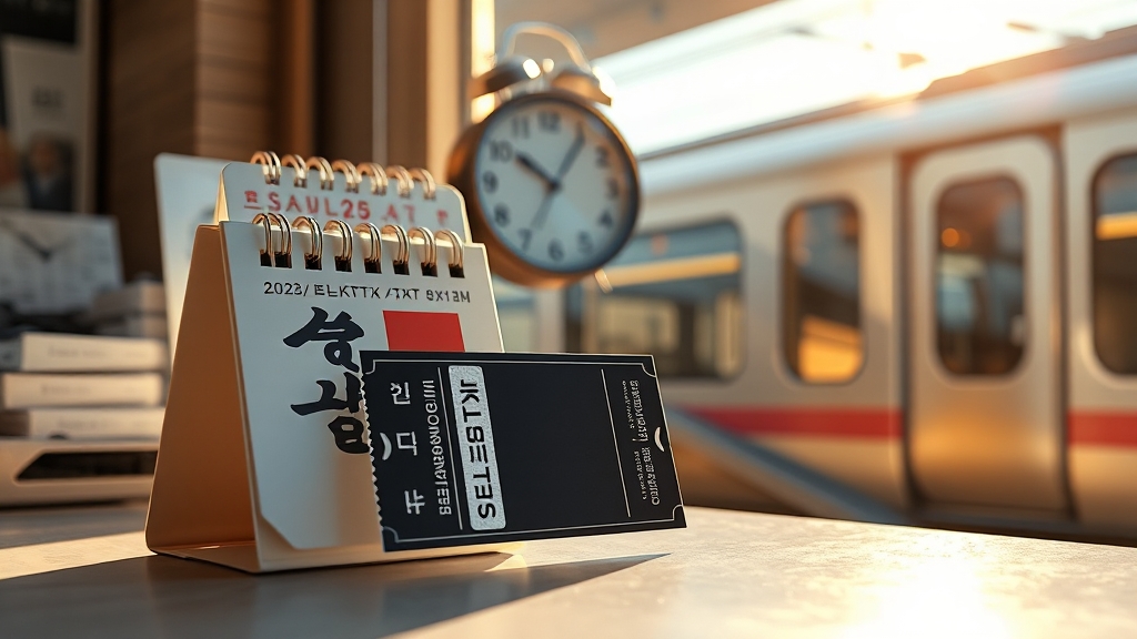 KTX/SRT 예매 일정