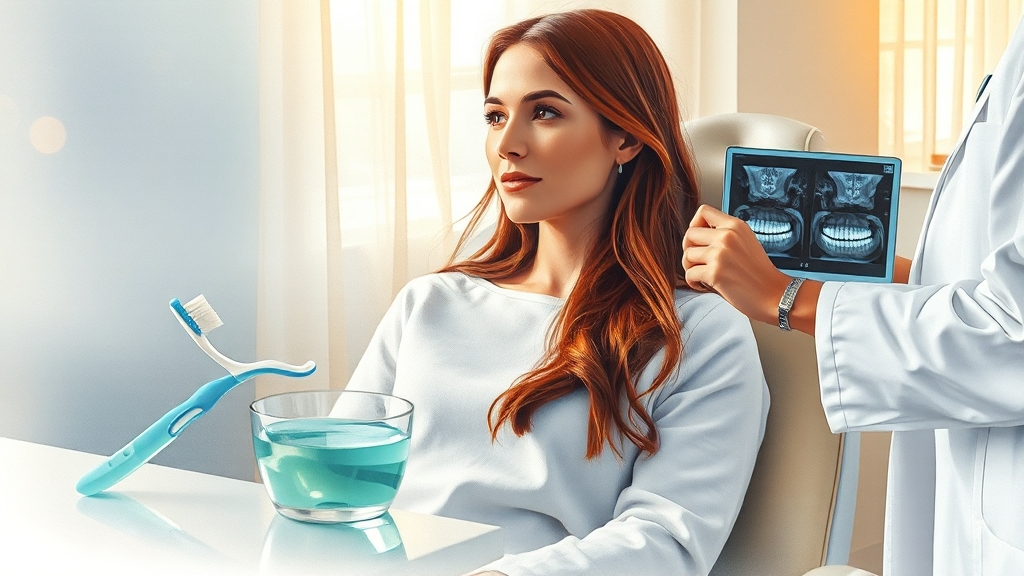 시술 전 검진 필수 (watercolor 스타일)