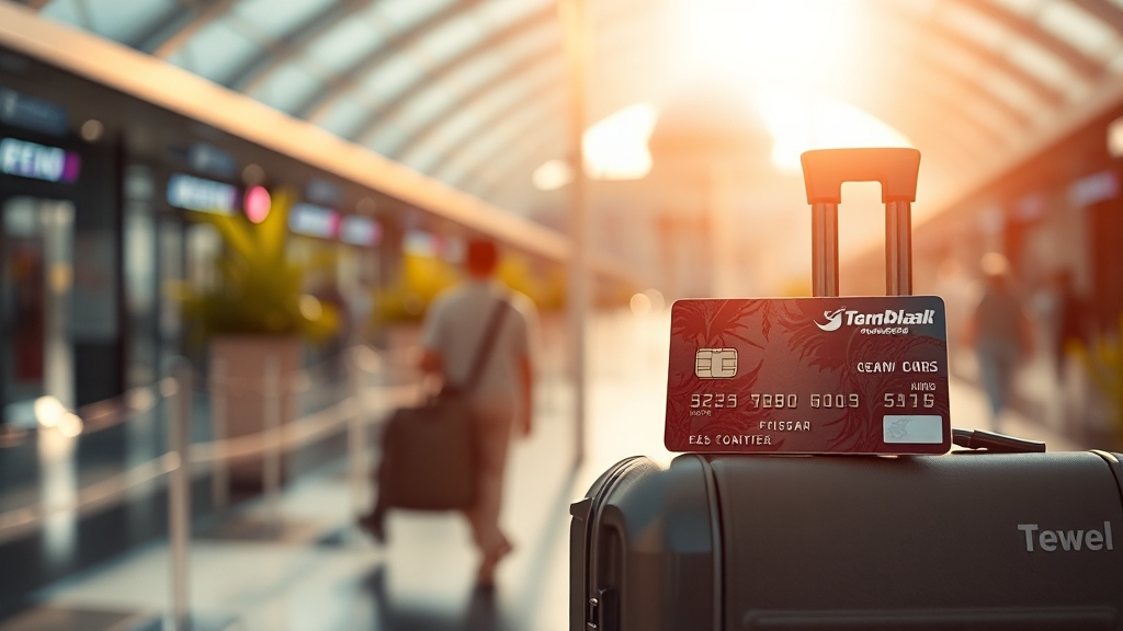 해외 결제 카드 선택 기준 (realistic 스타일)