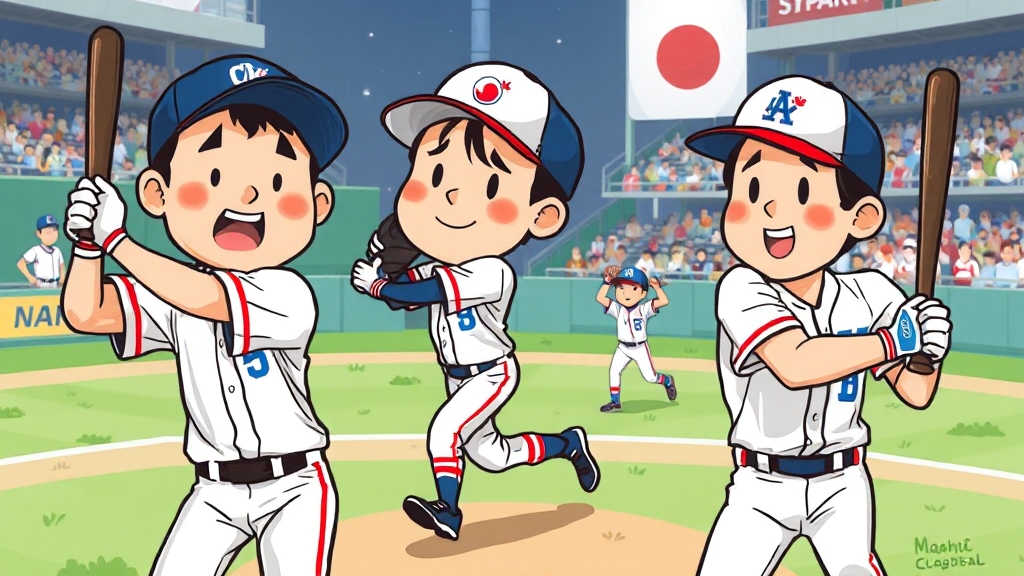 경기 하이라이트 (cartoon 스타일)