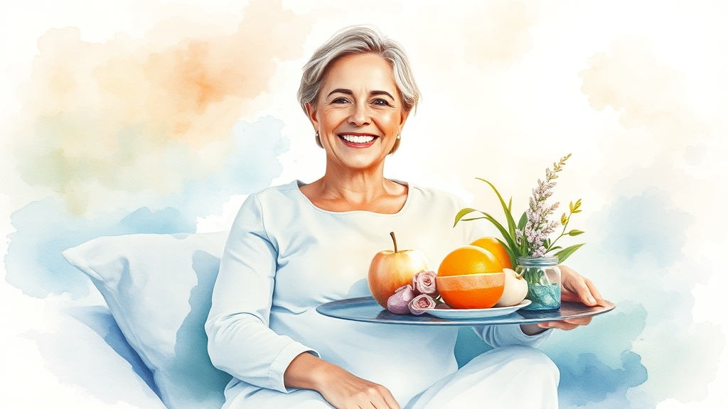 치료 후 관리, 어떻게 해야 할까요? (watercolor 스타일)