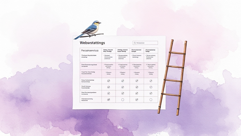 나에게 맞는 웹호스팅 업체 고르기 (watercolor 스타일)