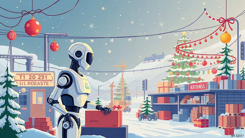 산업 및 IT 분야 동향 (illustration 스타일)