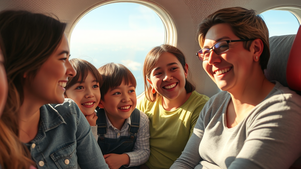 가족 마일리지 합산 및 사용법 (realistic 스타일)