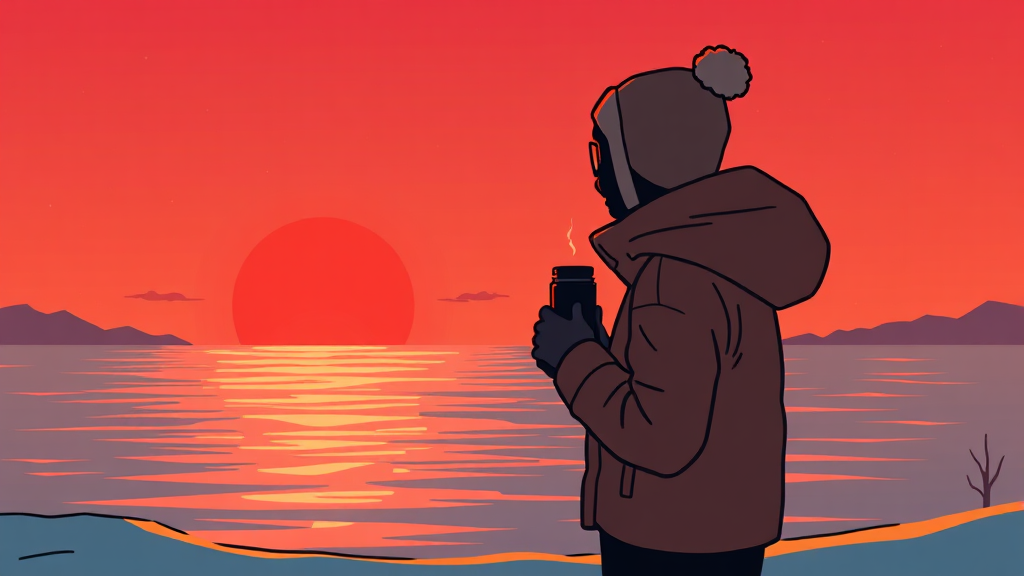 해돋이 여행 준비물 & 팁 (cartoon 스타일)