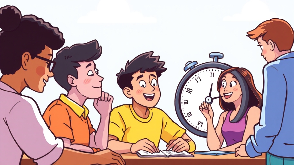 수능 시험, 무엇을 평가하나? (cartoon 스타일)