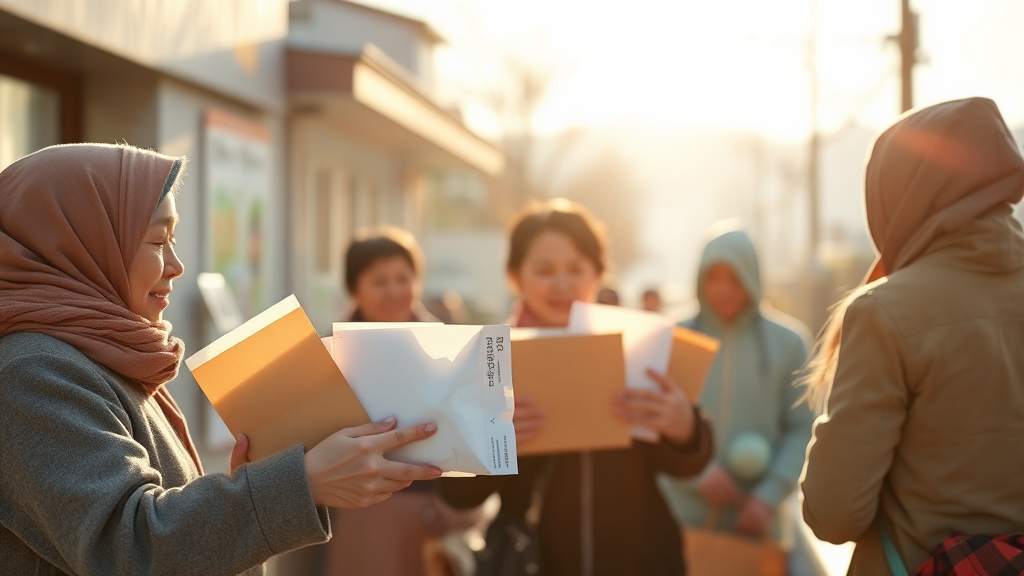 지급 일정 및 확인 방법은? (watercolor 스타일)