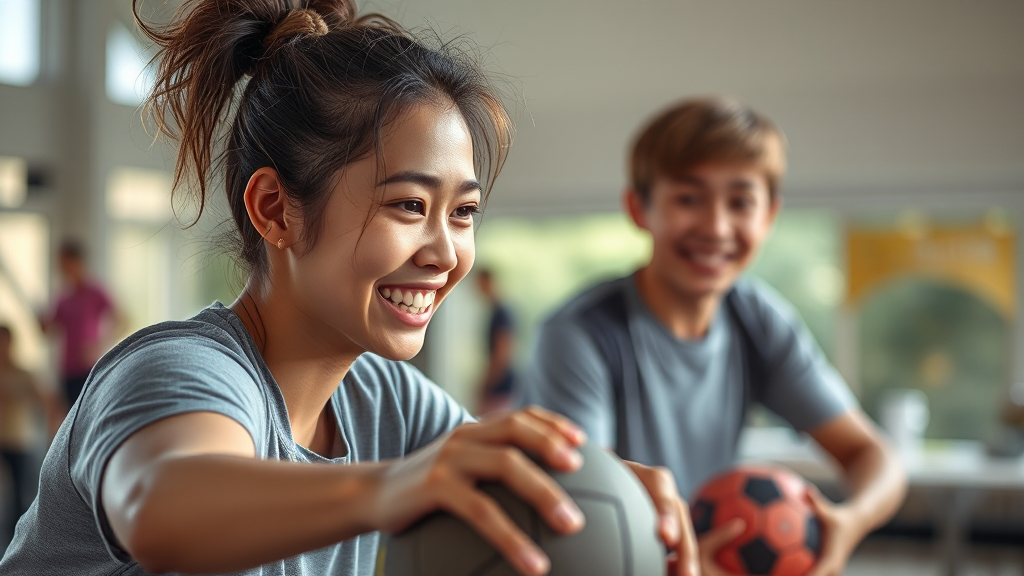 스포츠바우처 신청 방법 (온라인/오프라인) (realistic 스타일)