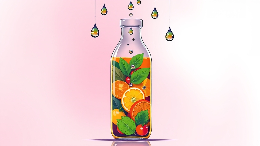 디톡스 주스, 왜 필요할까? (illustration 스타일)