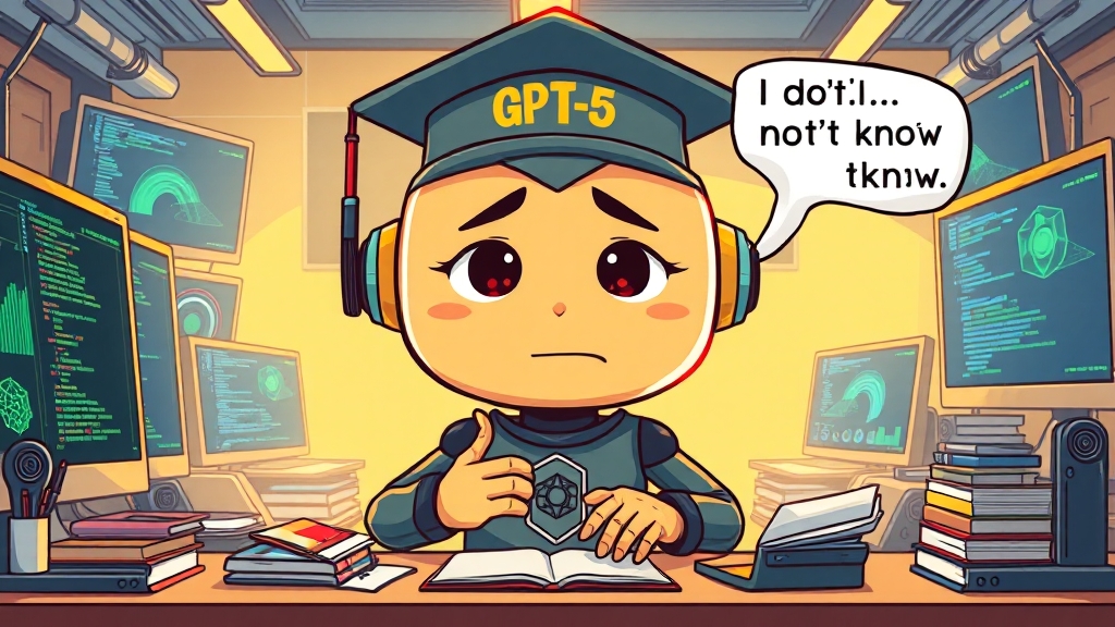 GPT-5 주요 특징 (cartoon 스타일)