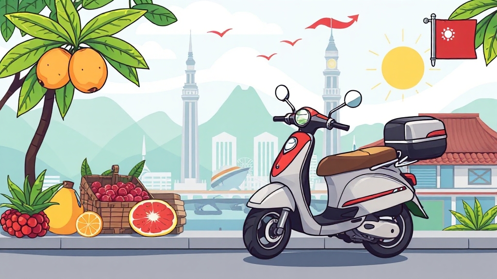 대만 여행 준비물 & 주의사항: 안전 여행 (cartoon 스타일)