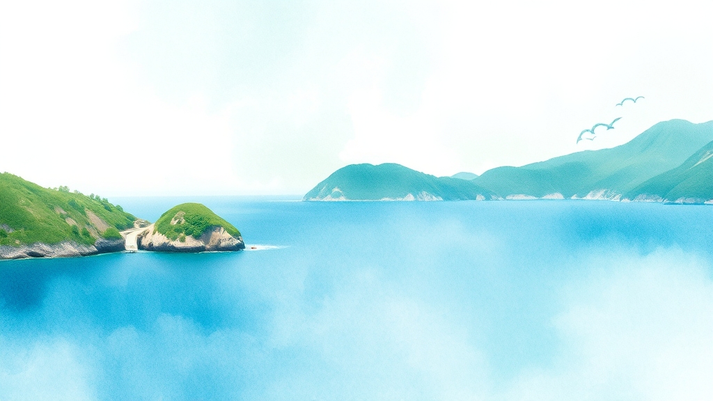 대마도 여행, 최고의 선택! (watercolor 스타일)