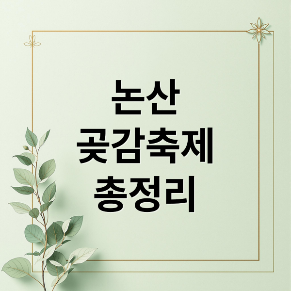 논산
곶감축제
총정리 (논산 곶감축제)