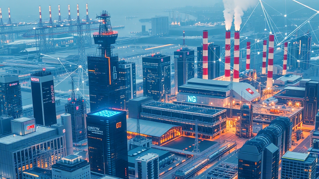 스마트 빌딩 & 팩토리 연동 (realistic 스타일)