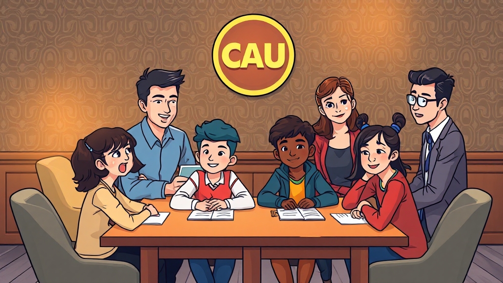 중앙대 면접 유형 및 평가 요소 (cartoon 스타일)